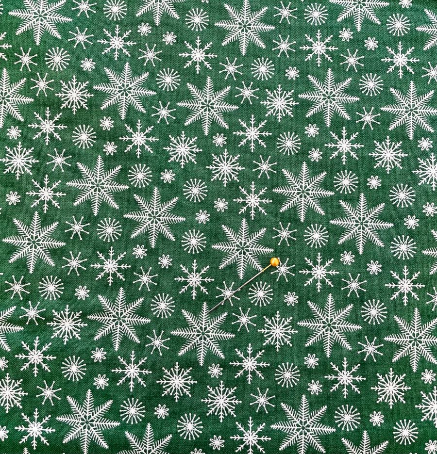 Fabric Snowfall Cotton Print