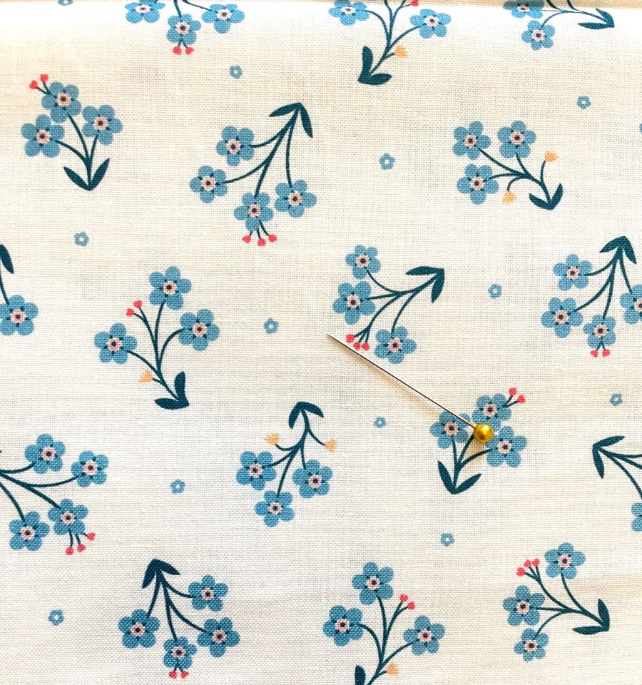 Fabric Forget Me Not by Sue Gibbins